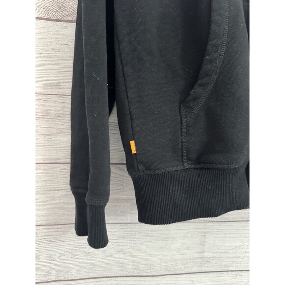 Timberland Hoodie Mens Black Brown Boot Logo Hiking Sweatshirt Organic Cotton S - Picture 3 of 10